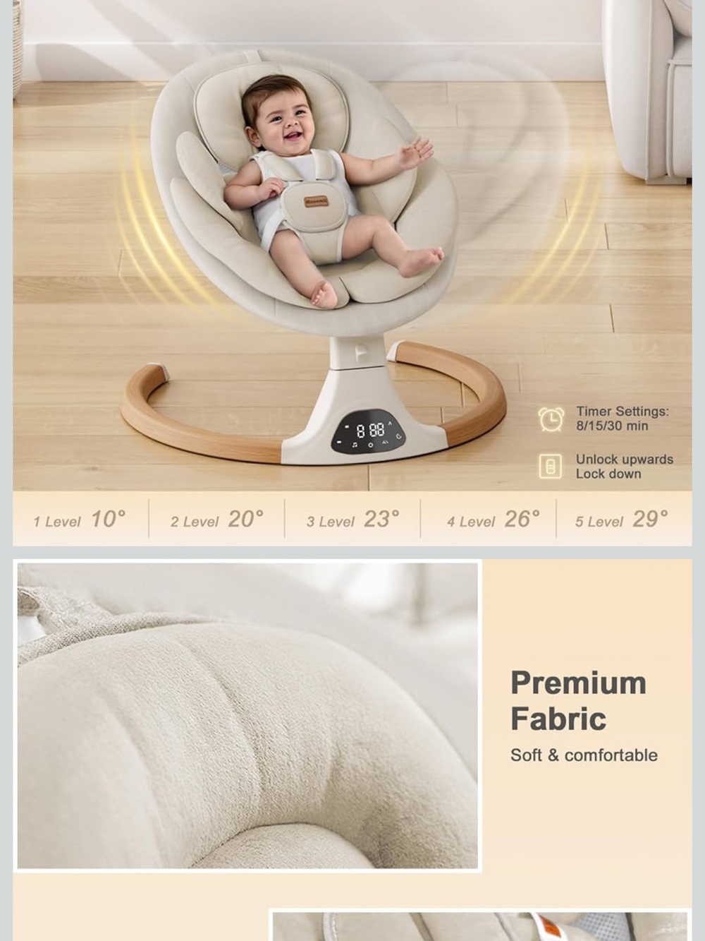 Baby swing - Picture 3 of 6